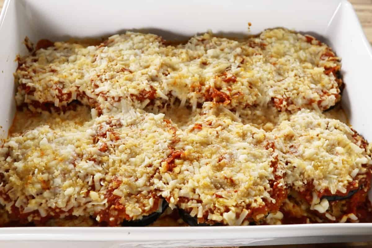 step by step - baked eggplant parm