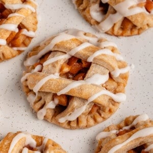 apple pie cookies with icing