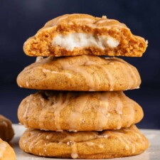Pumpkin Cheesecake Cookies (Vegan)