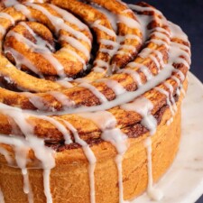 Giant Cinnamon Roll Cake Recipe