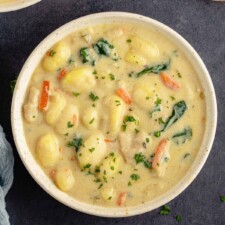 Vegan Chicken Gnocchi Soup Recipe (Olive Garden Copycat)