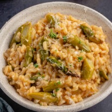 Creamy Vegan Risotto with Asparagus Recipe