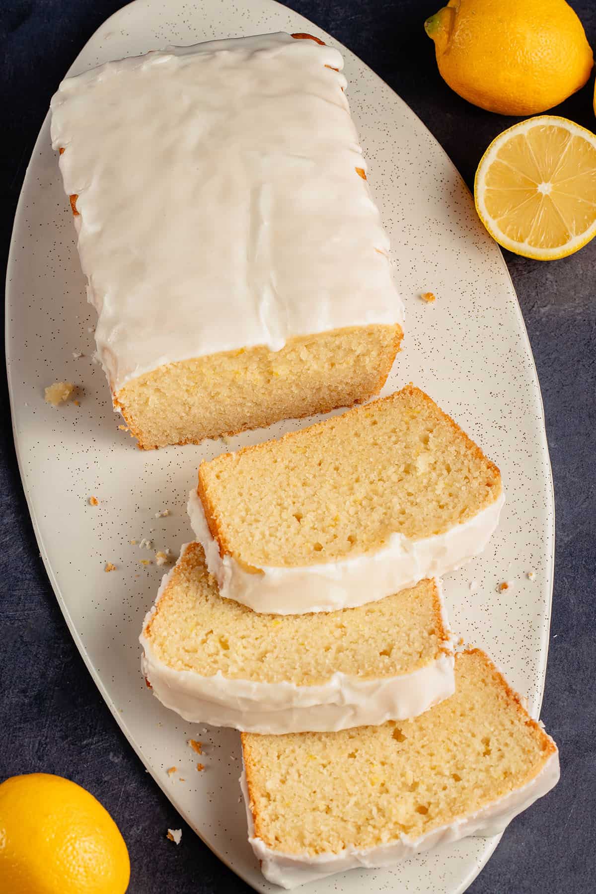 Glazed Vegan Lemon Loaf - Sweet Simple Vegan