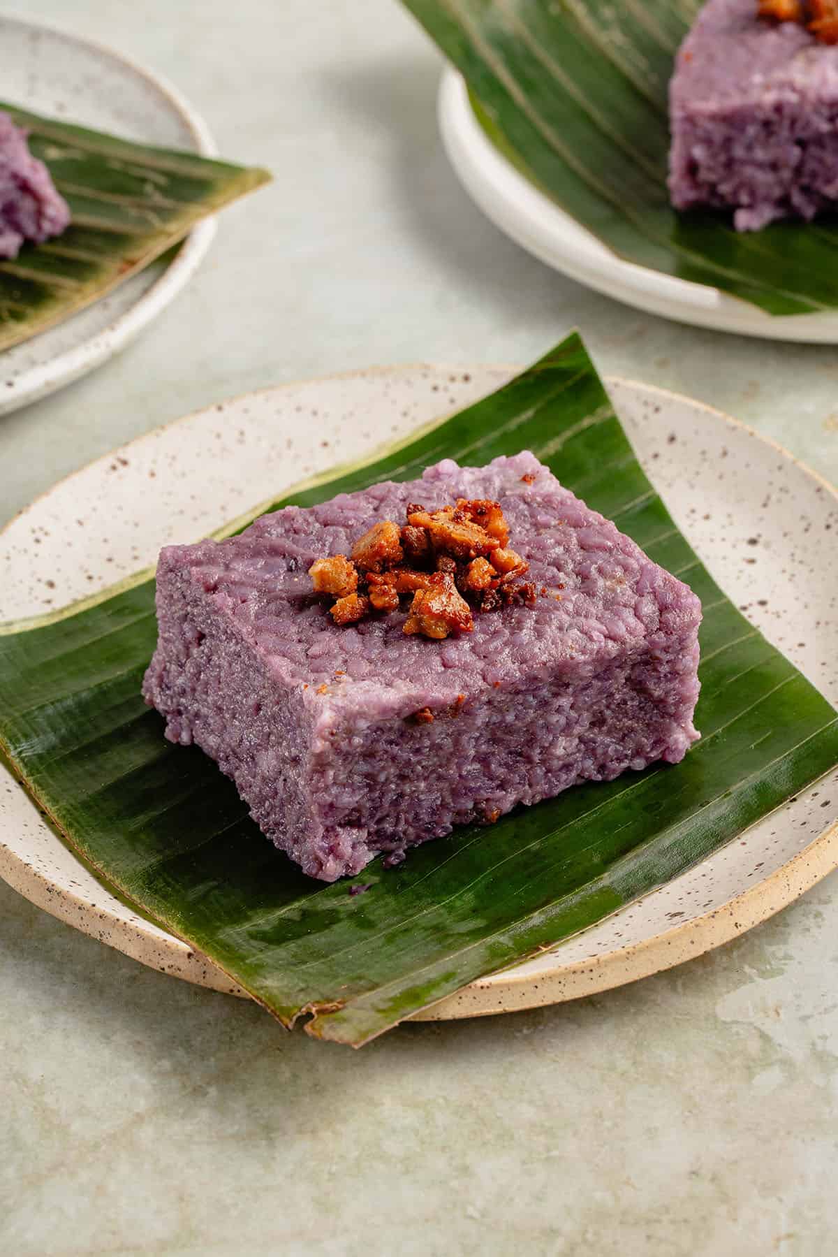 Ube Biko Recipe - Sweet Simple Vegan