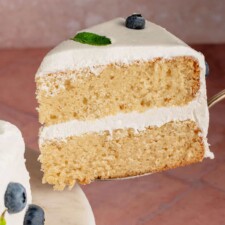 Vegan Vanilla Cake with Buttercream Frosting Recipe