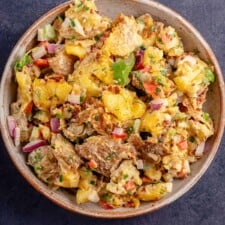 Vegan Smashed Potato Salad