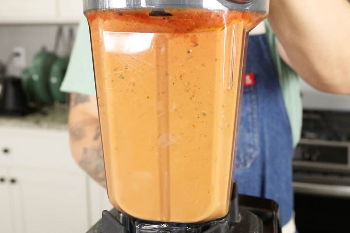 blended romesco sauce