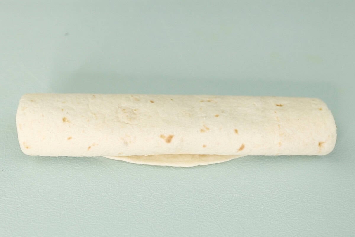 rolled tortillas with filling inside