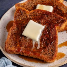 Vegan Gingerbread French Toast Recipe