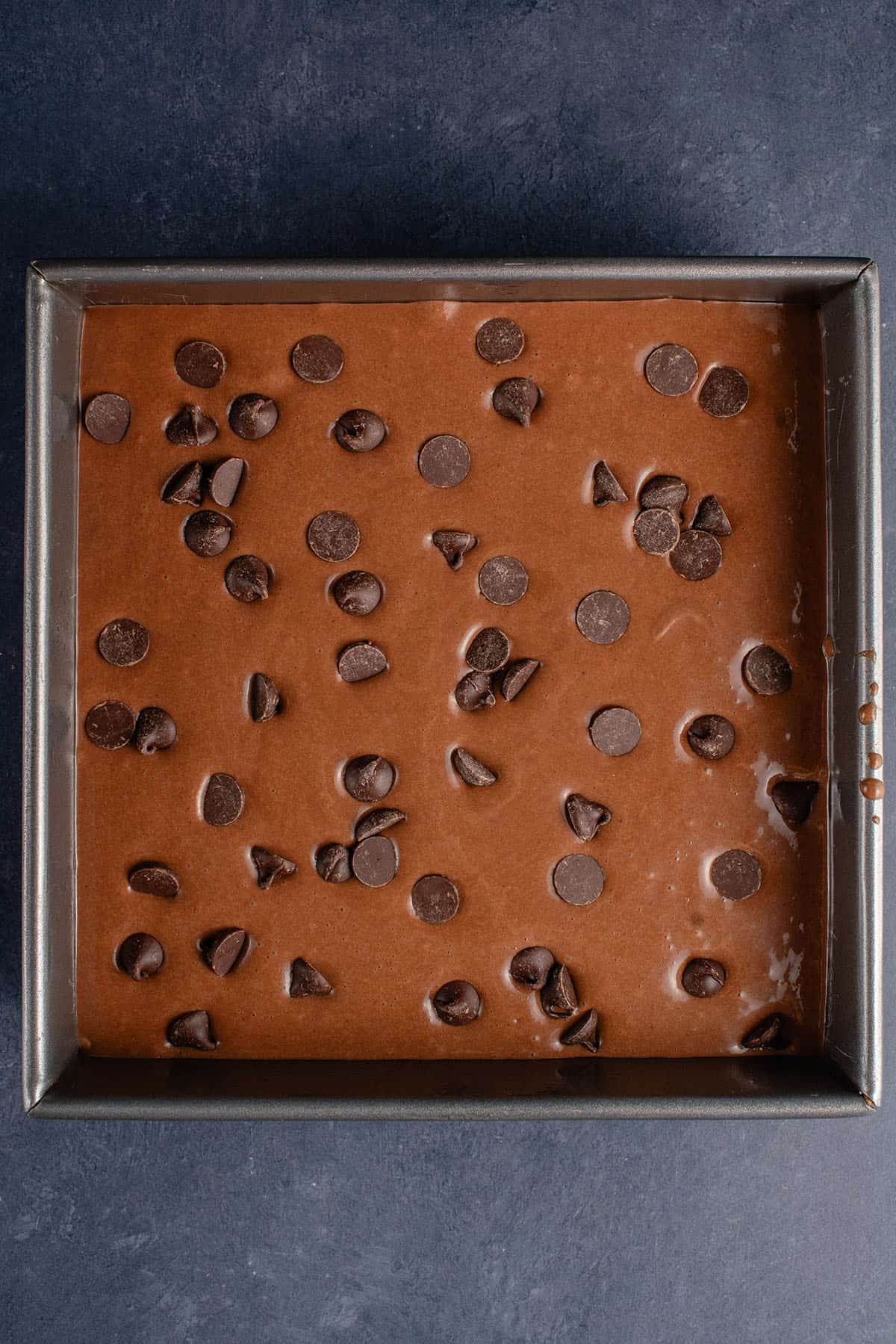 unbaked chocolate mochi brownies