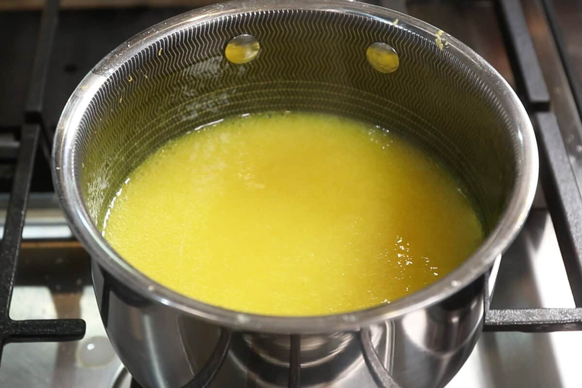 lemon curd is a saucepan