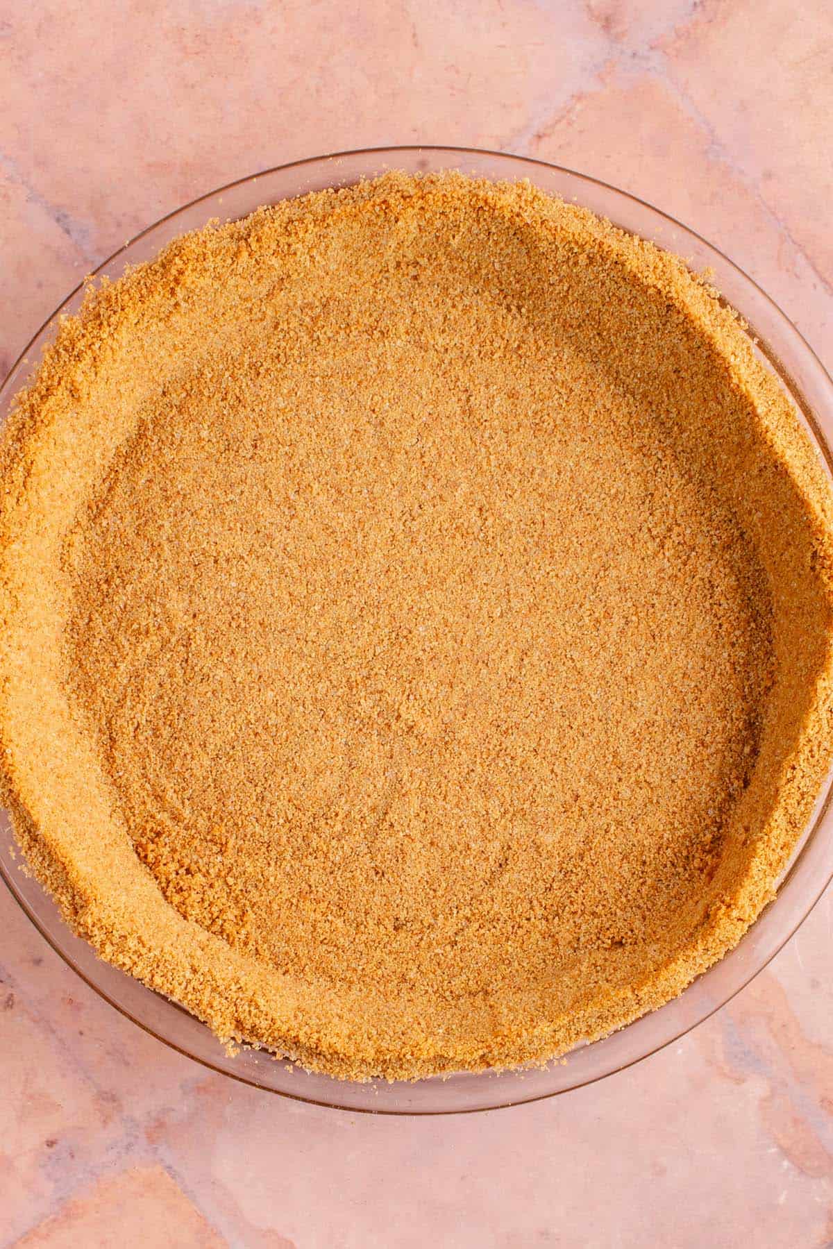 baked graham cracker crust for S'mores Pie