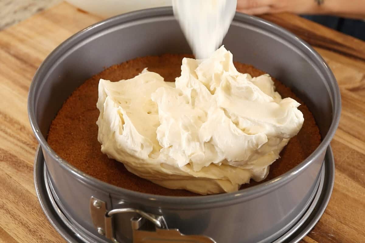 spooning on frosting