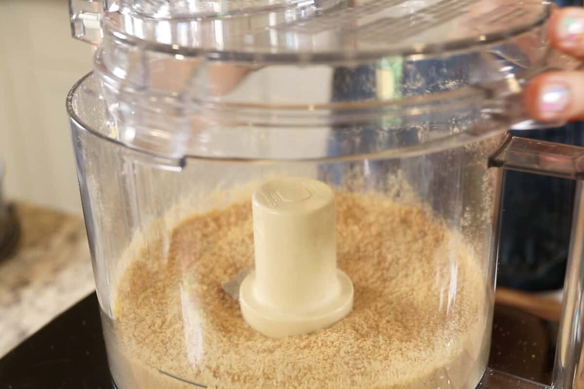 blending crust in food processor