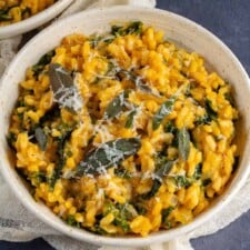 Butternut Squash Risotto with Kale