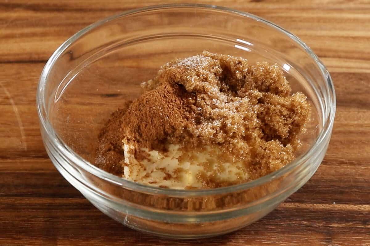 ingredients for filling in bowl