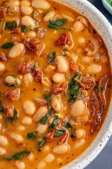 Bowl of Marry me Bean Soup