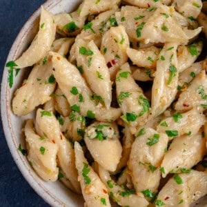 3-Ingredient Tofu Pasta in a bowl