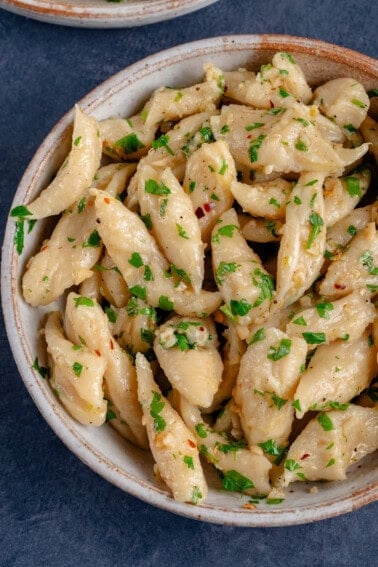 3-Ingredient Tofu Pasta in a bowl