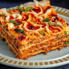 Lumpia-Inspired Dumpling Lasagna