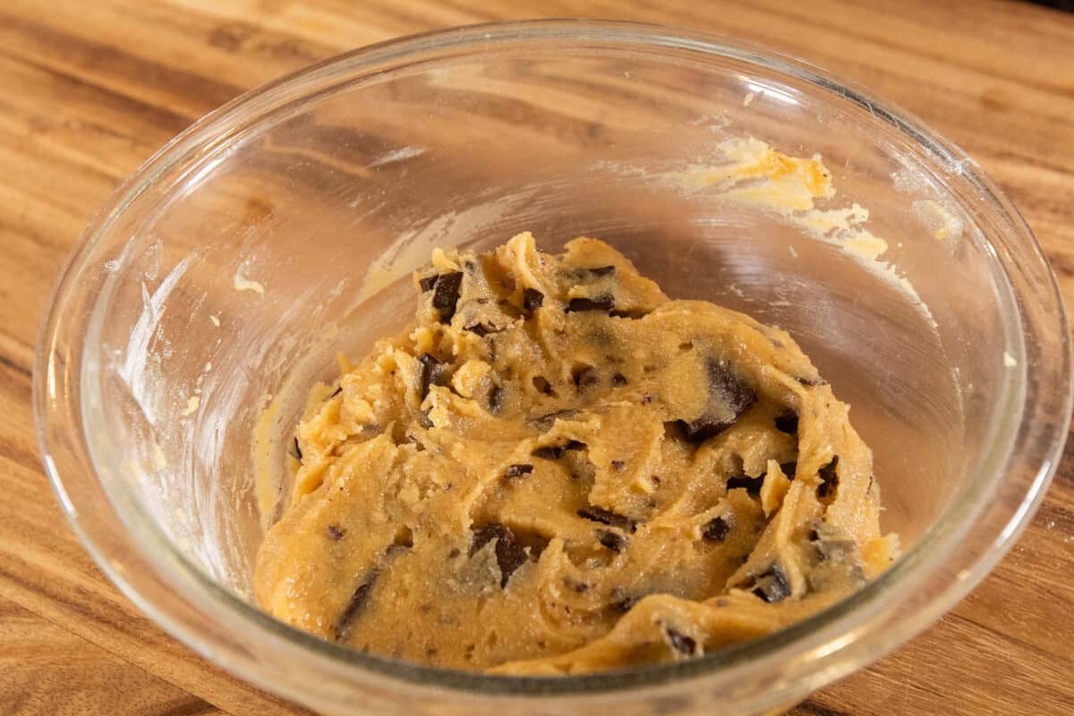 cookie dough in a bowl