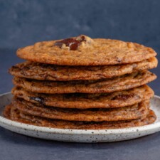 Thin Crispy Chocolate Chip Cookies