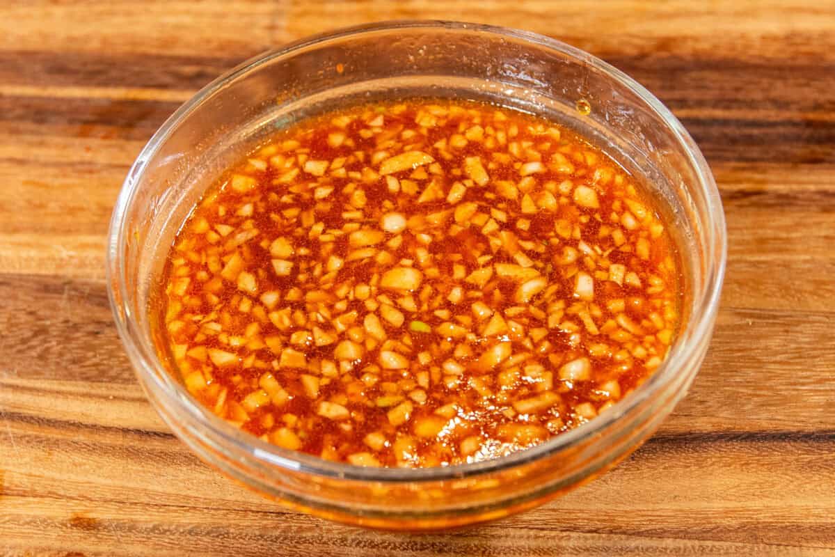 gochujang sauce in small bowl